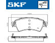 Sada brzdových destiček, kotoučová brzda SKF VKBP 80525