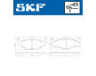 Sada brzdových platničiek kotúčovej brzdy SKF VKBP 80539