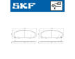 Sada brzdových destiček, kotoučová brzda SKF VKBP 80599 A