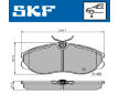 Sada brzdových destiček, kotoučová brzda SKF VKBP 80603