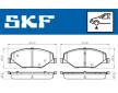 Sada brzdových destiček, kotoučová brzda SKF VKBP 80628