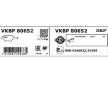 Sada brzdových destiček, kotoučová brzda SKF VKBP 80652