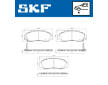 Sada brzdových destiček, kotoučová brzda SKF VKBP 80885 A