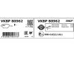 Sada brzdových platničiek kotúčovej brzdy SKF VKBP 80962