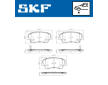 Sada brzdových destiček, kotoučová brzda SKF VKBP 81100 A