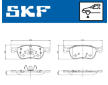 Sada brzdových destiček, kotoučová brzda SKF VKBP 81304