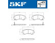 Sada brzdových destiček, kotoučová brzda SKF VKBP 81327 A