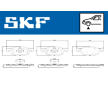 Sada brzdových destiček, kotoučová brzda SKF VKBP 81346 A