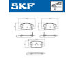 Sada brzdových destiček, kotoučová brzda SKF VKBP 81363 A