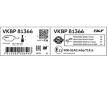 Sada brzdových destiček, kotoučová brzda SKF VKBP 81366