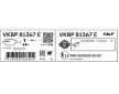 Sada brzdových destiček, kotoučová brzda SKF VKBP 81367 E