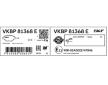 Sada brzdových destiček, kotoučová brzda SKF VKBP 81368 E