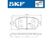 Sada brzdových destiček, kotoučová brzda SKF VKBP 81387