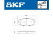 Sada brzdových destiček, kotoučová brzda SKF VKBP 81391