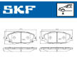 Sada brzdových destiček, kotoučová brzda SKF VKBP 81404