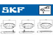 Sada brzdových destiček, kotoučová brzda SKF VKBP 81426 A