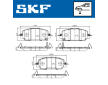 Sada brzdových destiček, kotoučová brzda SKF VKBP 81446 A