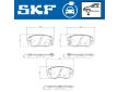 Sada brzdových destiček, kotoučová brzda SKF VKBP 85004 EV