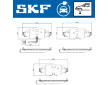 Sada brzdových destiček, kotoučová brzda SKF VKBP 85007 EV