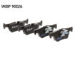 Sada brzdových destiček, kotoučová brzda SKF VKBP 90026