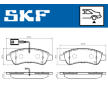 Sada brzdových destiček, kotoučová brzda SKF VKBP 90035 E