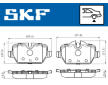 Sada brzdových destiček, kotoučová brzda SKF VKBP 90090