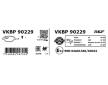 Sada brzdových destiček, kotoučová brzda SKF VKBP 90229