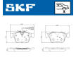 Sada brzdových destiček, kotoučová brzda SKF VKBP 91322 E