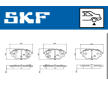 Sada brzdových destiček, kotoučová brzda SKF VKBP 91356 A