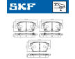 Sada brzdových destiček, kotoučová brzda SKF VKBP 91432 A