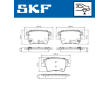 Sada brzdových destiček, kotoučová brzda SKF VKBP 91434 A