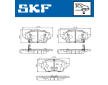Sada brzdových destiček, kotoučová brzda SKF VKBP 91441 A