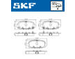 Sada brzdových destiček, kotoučová brzda SKF VKBP 91448 A
