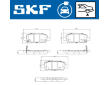 Sada brzdových destiček, kotoučová brzda SKF VKBP 95005 EV