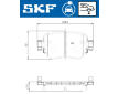 Sada brzdových destiček, kotoučová brzda SKF VKBP 95008 EV