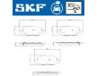 Sada brzdových destiček, kotoučová brzda SKF VKBP 95013 EV