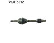 Hnací hřídel SKF VKJC 6332