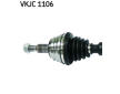 Hnací hriadeľ SKF VKJC 1106