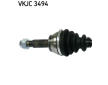 Hnací hriadeľ SKF VKJC 3494