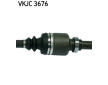 Hnací hřídel SKF VKJC 3676