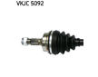 Hnací hriadeľ SKF VKJC 5092