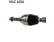 Hnací hriadeľ SKF VKJC 6036