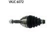 Hnací hriadeľ SKF VKJC 6072