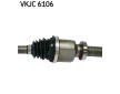 Hnací hriadeľ SKF VKJC 6106