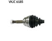 Hnací hřídel SKF VKJC 6185