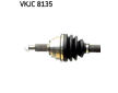 Hnací hřídel SKF VKJC 8135
