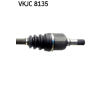 Hnací hřídel SKF VKJC 8135