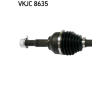 Hnací hřídel SKF VKJC 8635
