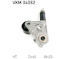 Napínací kladka, žebrovaný klínový řemen SKF VKM 34032