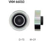 Vratna/vodici kladka, klinovy zebrovy remen SKF VKM 66010